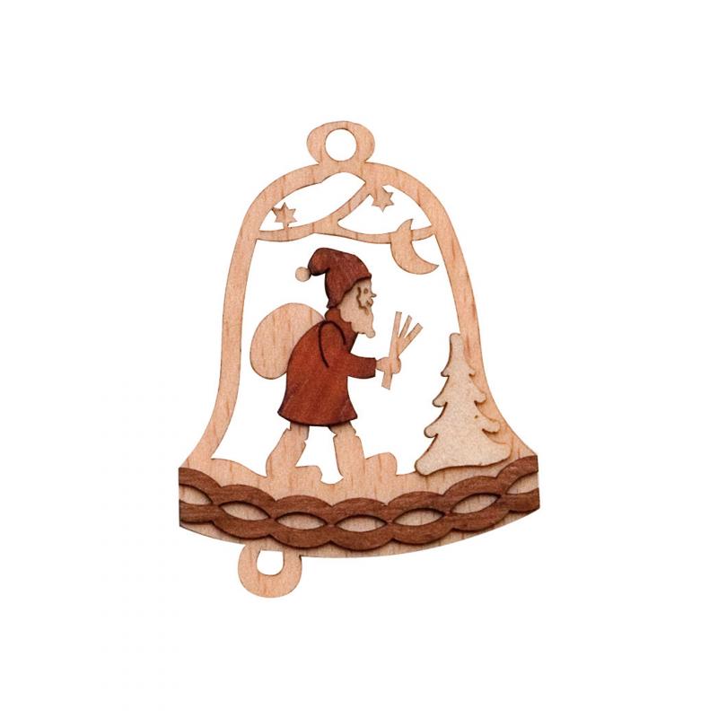 Wood Bell Ornaments by Kuhnert GmbH