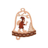Wood Bell Ornaments by Kuhnert GmbH