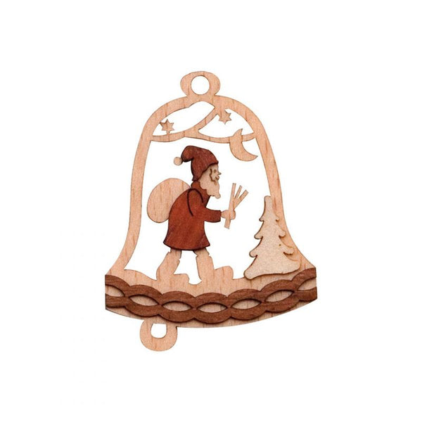 Wood Bell Ornaments by Kuhnert GmbH