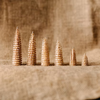 Shaved Tree, natural, 6cm hand carved figure by Reifendrehwerk Christian Werner