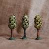 Leaf tree, colored hand carved figure by Reifendrehwerk Christian Werner