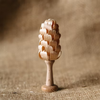 Leaf tree, nature hand carved figure by Reifendrehwerk Christian Werner