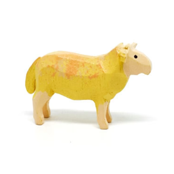 Sheep, hand carved figure, female by Reifendrehwerk Christian Werner