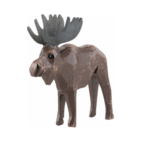 Elk, hand carved figure, male by Reifendrehwerk Christian Werner
