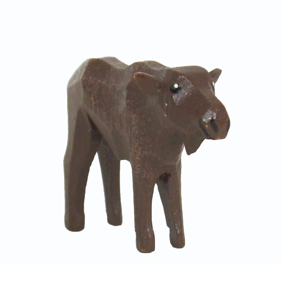Elk, hand carved figure, female by Reifendrehwerk Christian Werner