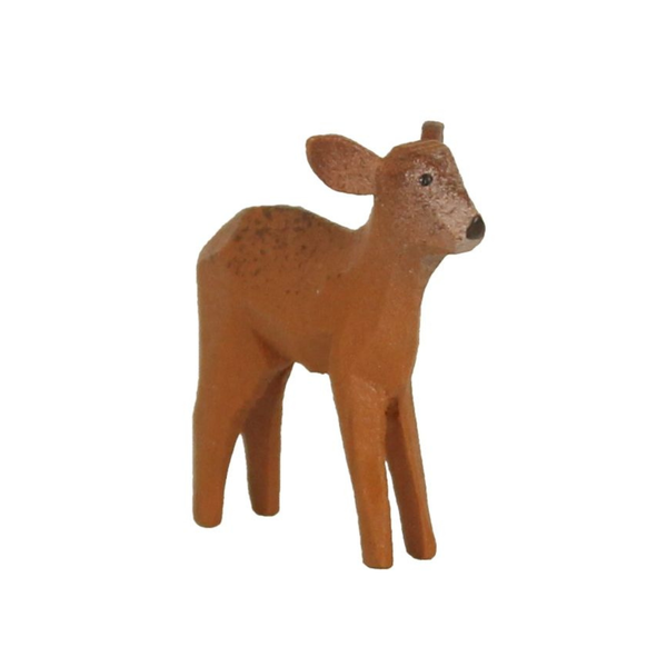 Roe Deer, hand carved figure, female by Reifendrehwerk Christian Werner