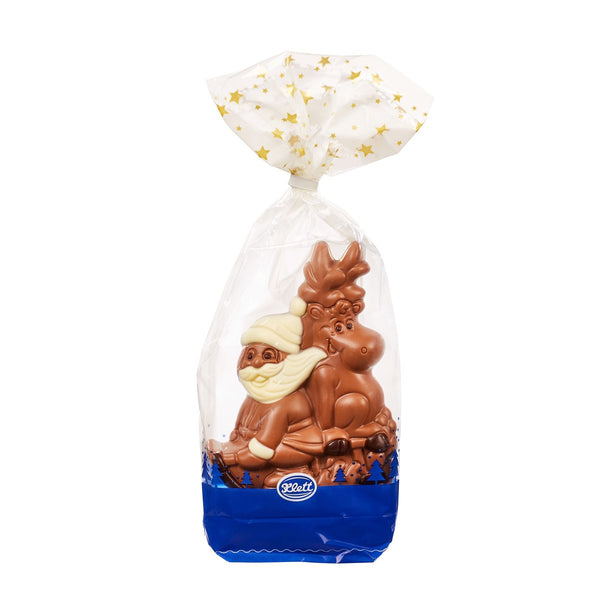 Klett Schokolade Milk Chocolate Santa Claus and Reindeer Bag