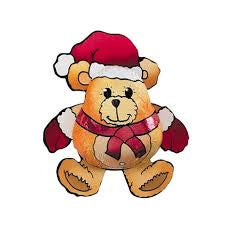 Storz Milk Chocolate Christmas Teddy Bears 4 pc