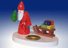 Santa with sled candleholder by Volker Zenker