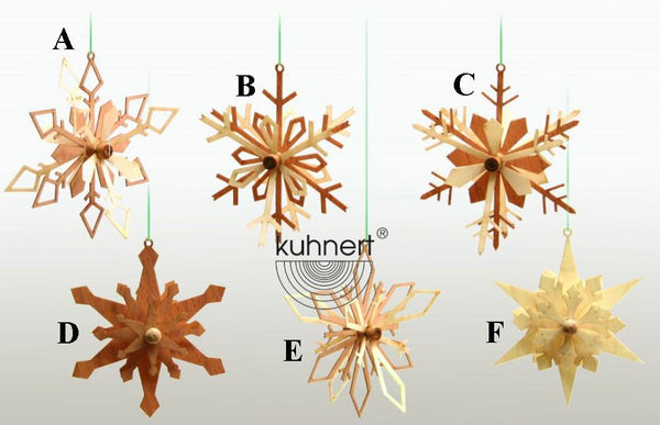 Snow Crystal Ornament, 3D by Kuhnert GmbH
