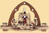 Santa Giving Out Christmas Candle Holder by Mueller GmbH