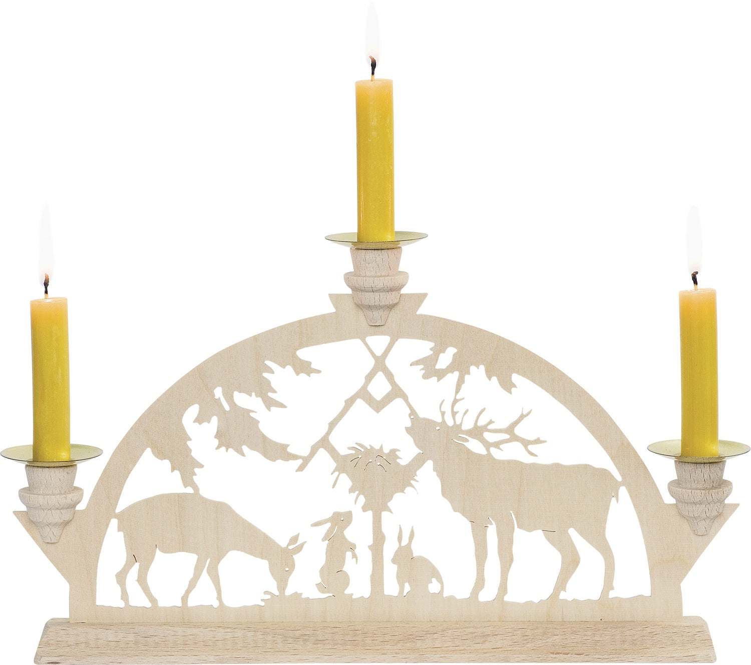 Wild Feeding Candle Holder by Taulin