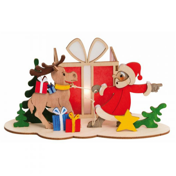 DIY Kit, Santa and Elk Tea Light Holder by Kuhnert GmbH