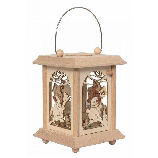 Snowman Tea Light Lantern by Kuhnert GmbH