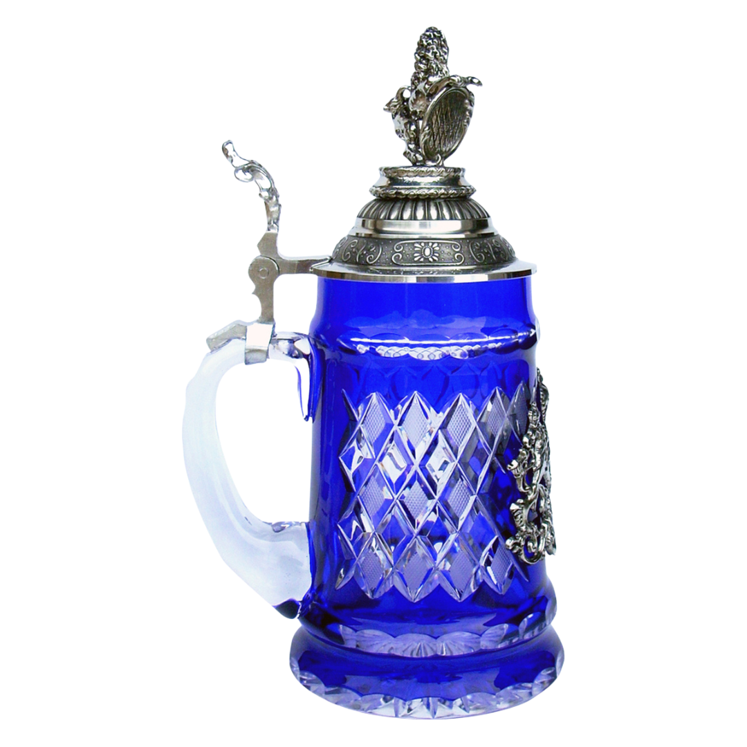 Lord of Crystal Series, Blue Bavarian Stein by King Werk GmbH and Co