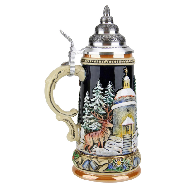 Santa Claus at the Silent Night Chapel Stein by King Werk GmbH and Co
