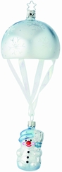 Snowfall Snowman Ornament by Inge Glas of Germany