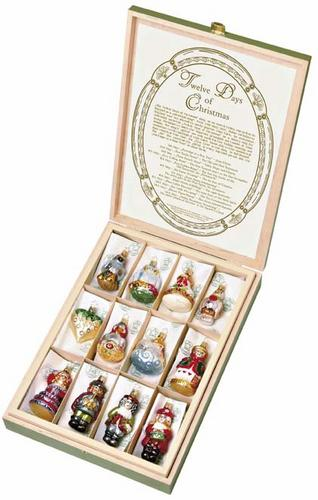 The Twelve Days of Christmas Ornament Collection by Inge Glas of Germany