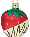 Dipped Strawberry Heaven Ornament by Inge Glas of Germany