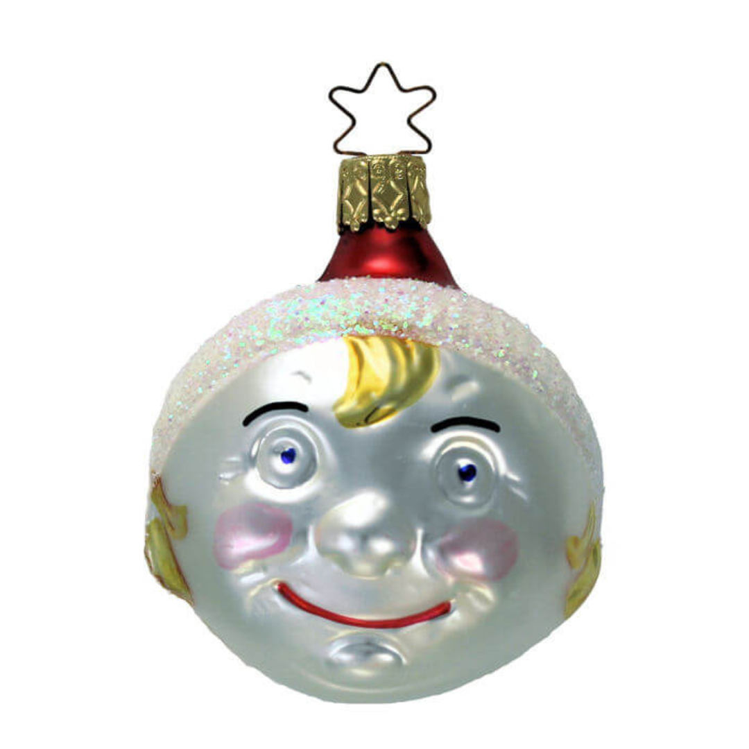 Boy in red Hat Ornament by Inge Glas of Germany