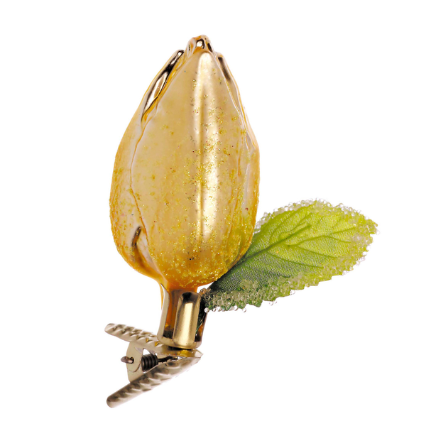 Spring Tulip Clip-on, yellow by Inge Glas of Germany