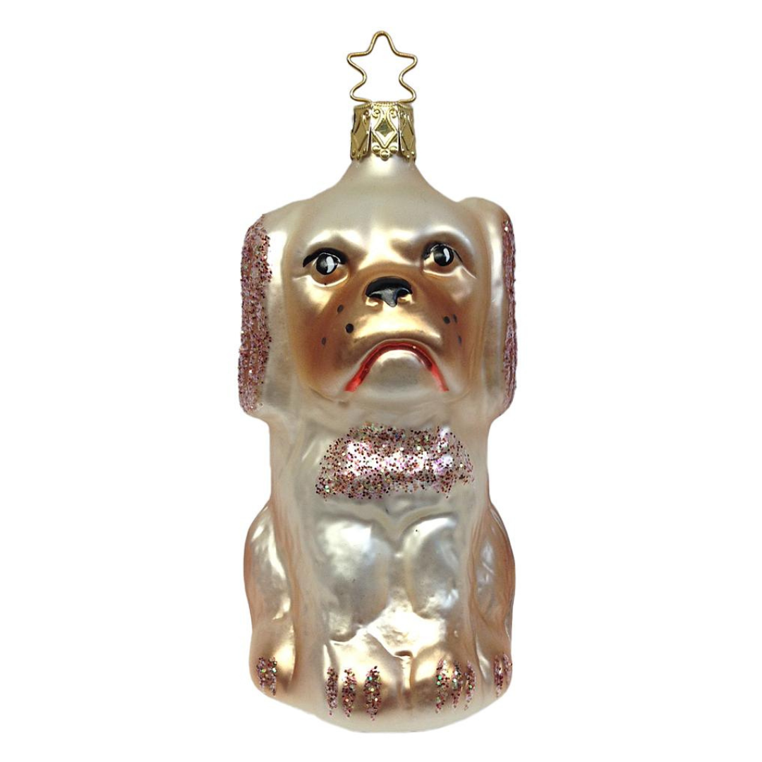 Faithful Friend, Cocker Spaniel Ornament by Inge Glas of Germany