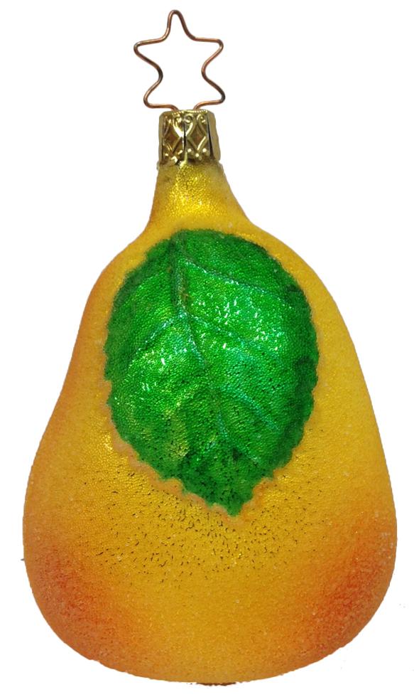 Sugar Pear Ornament by Inge Glas of Germany
