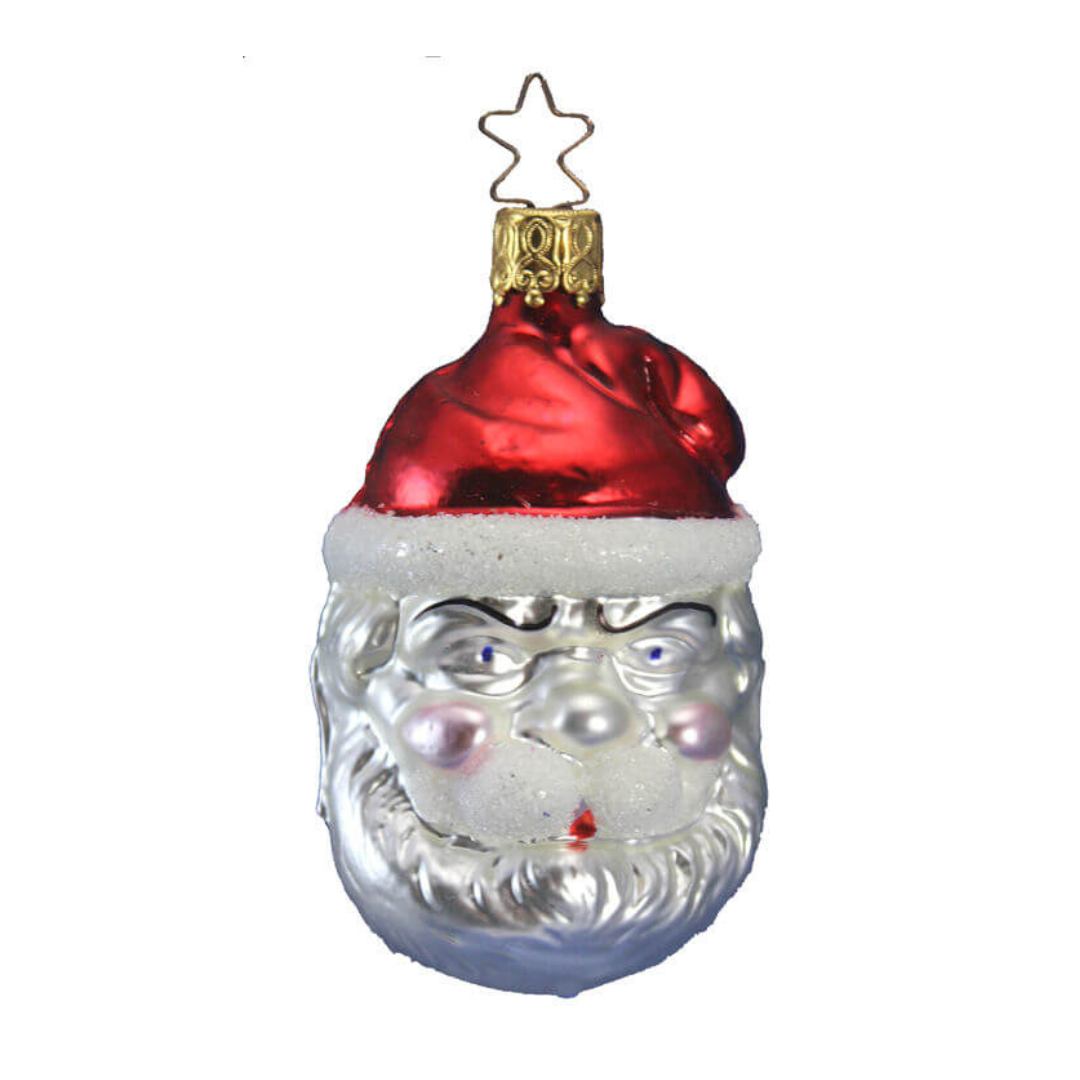 Santa Head by Inge Glas of Germany