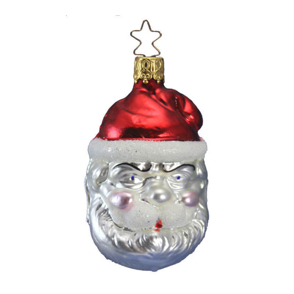 Santa Head by Inge Glas of Germany