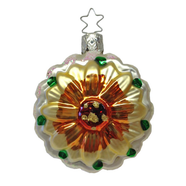 Black-Eyed Susan on Form Ornament by Inge Glas of Germany