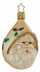 Festive Old World Santa Ornament by Inge Glas of Germany