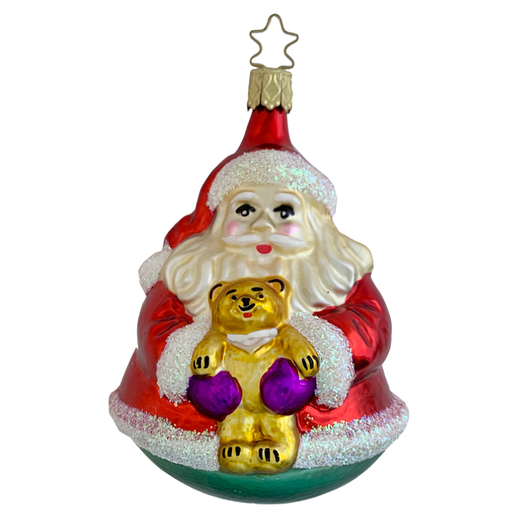 Santa Klaus Ornament by Inge Glas of Germany