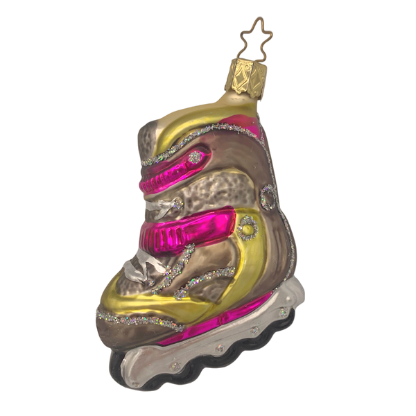 Skating Through Christmas, rollerblades, by Inge Glas of Germany