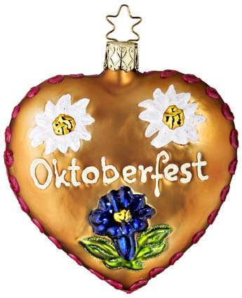 We Love Oktoberfest Heart by Inge Glas of Germany