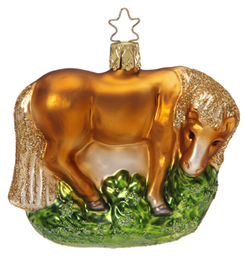 Purebred Horse Ornament by Inge Glas of Germany
