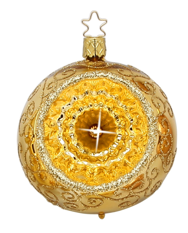 Bright Reflections, Inkagold, 8cm by Inge Glas of Germany