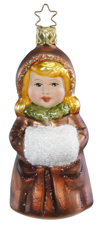 Warm Wishes LifeTouch Ornament by Inge Glas of Germany