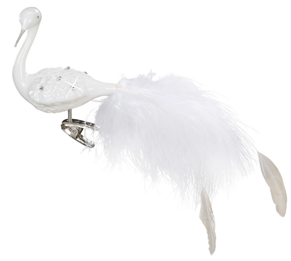 Peacock Gracefulness Ornament by Inge Glas of Germany