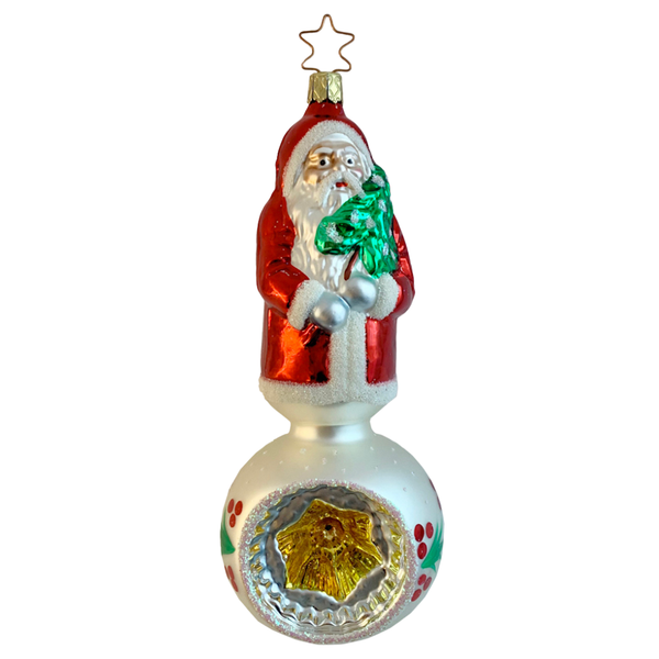 Large Santa Reflector by Inge Glas of Germany