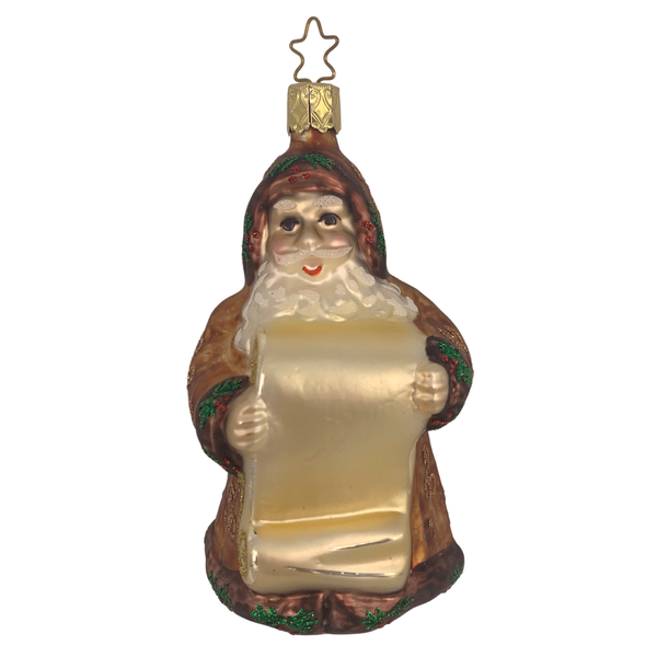 Tranquil Santa's List by Inge Glas of Germany