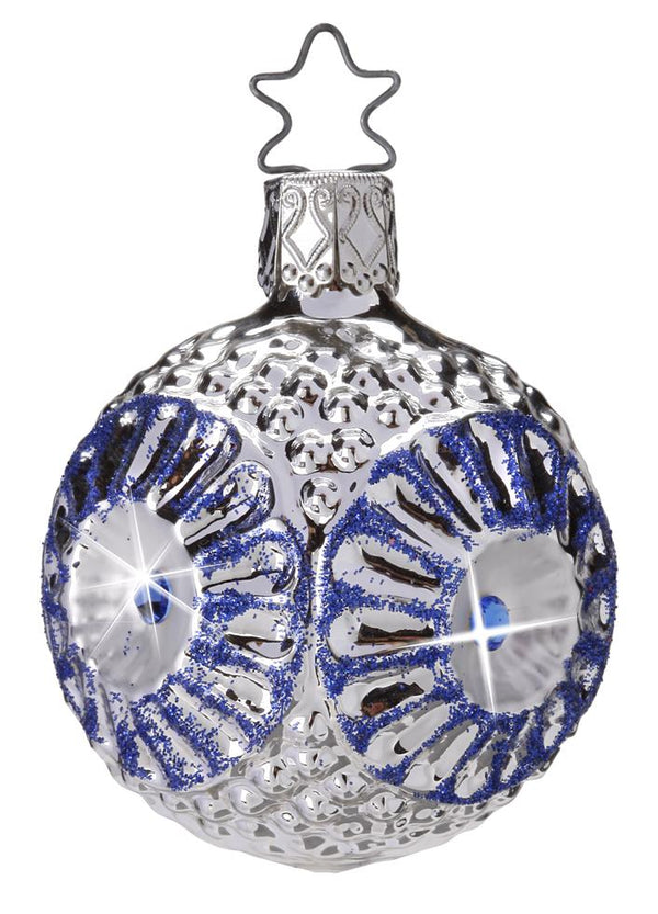 Blues Hues Ornament by Inge Glas of Germany