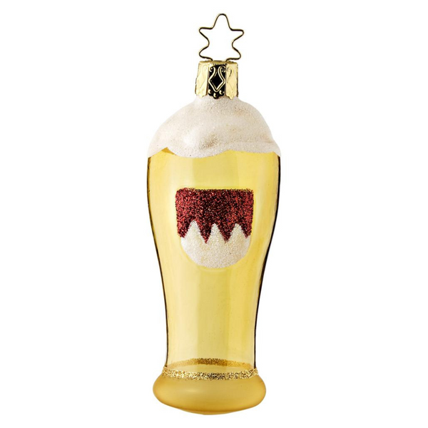 Prost! Beer Glass Ornament by Inge Glas of Germany