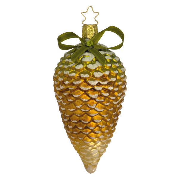 Pinecone with Swarovski by Inge Glas of Germany