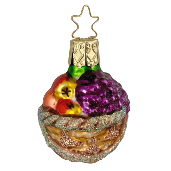 Bridal Collection Replacement Miniature, Fruit Basket by Inge Glas of Germany