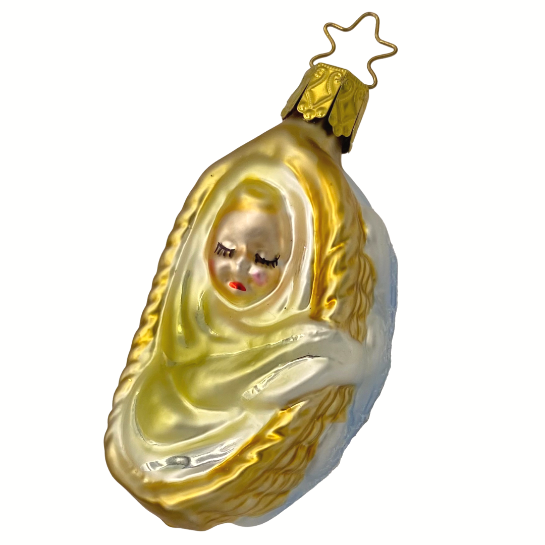 Baby Moses Ornament by Inge Glas of Germany