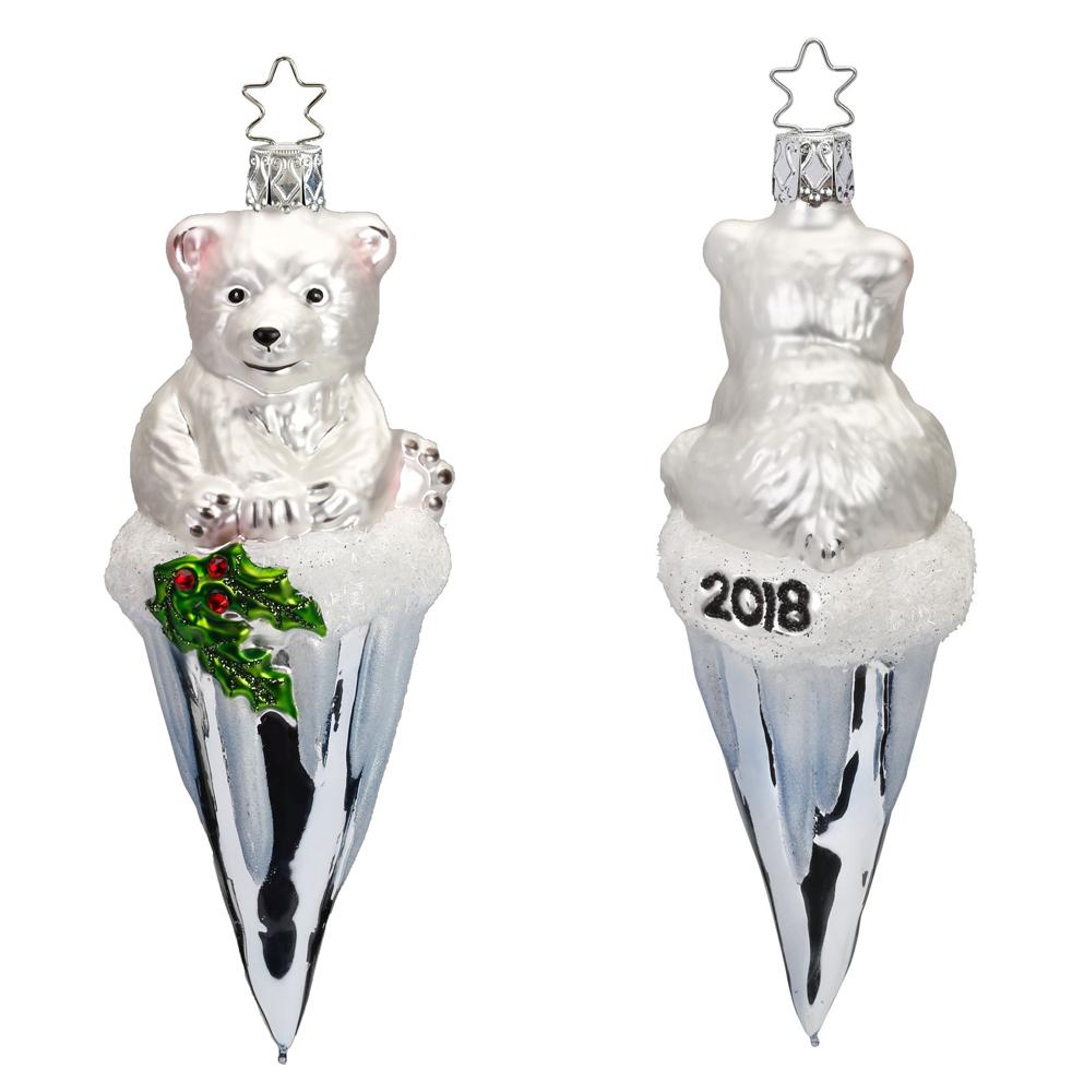 2018 Frosty Bear Annual Ornament by Inge Glas of Germany