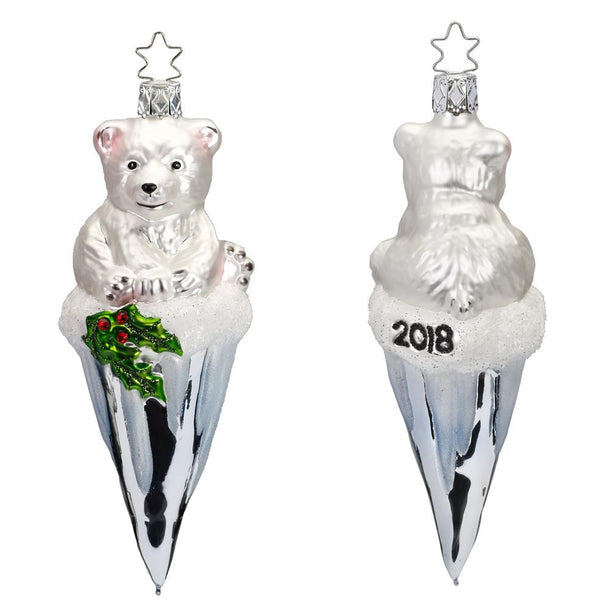 2018 Frosty Bear Annual Ornament by Inge Glas of Germany