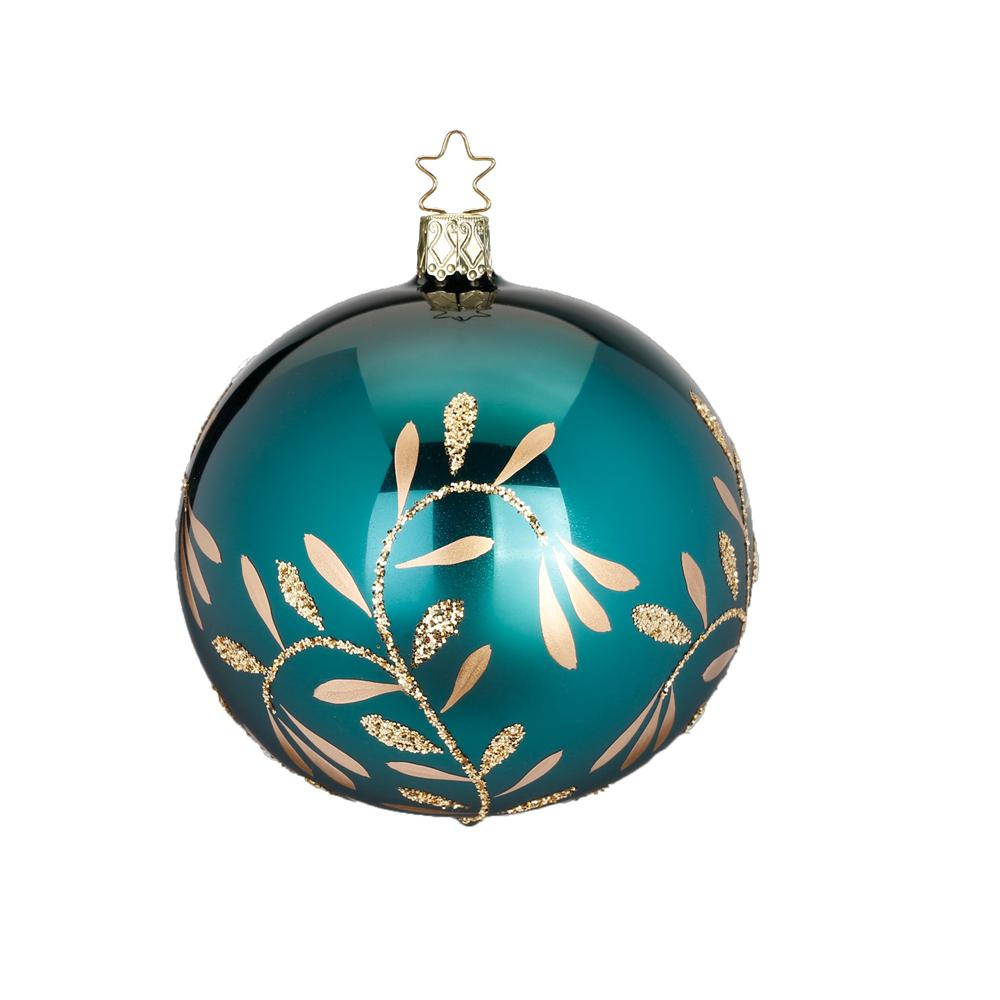 Vintage Lightness Ball, blue and green, 8cmby Inge Glas of Germany