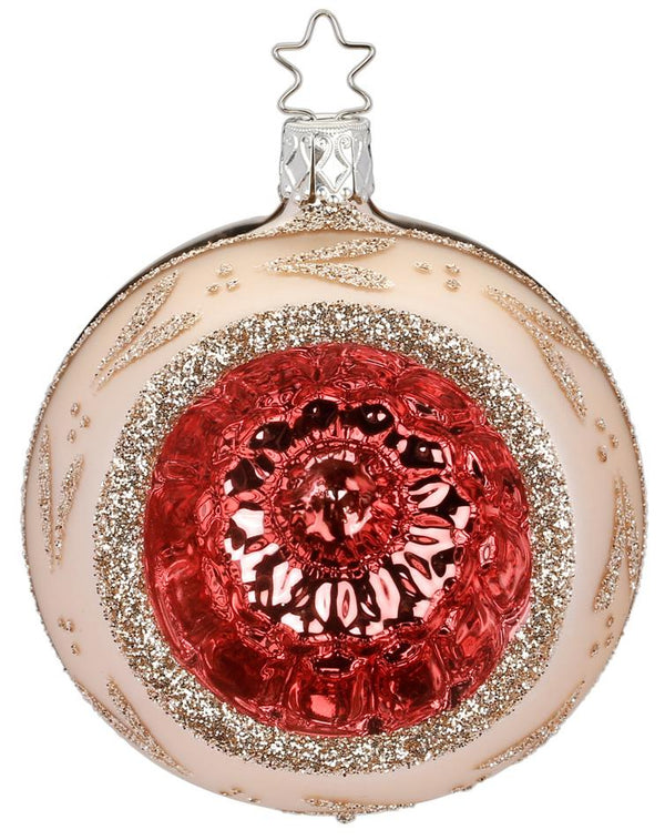 2.4" Light Pink Fairy Reflections Ball Ornament by Inge Glas of Germany