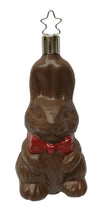 Assorted Chocolate Bunny Ornament by Inge Glas of Germany